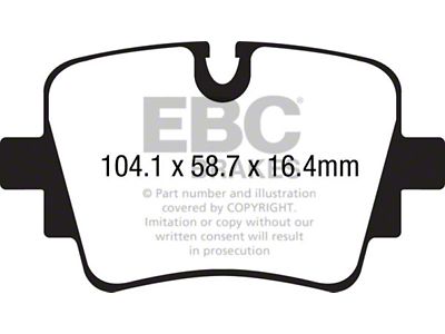 EBC Brakes Yellowstuff Brake Pad Sets Rears Only - DP42190R