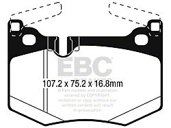 EBC Brakes Yellowstuff Brake Pad Sets Rears Only - DP42261R