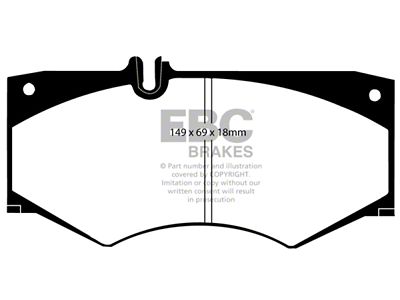 EBC Brakes Yellowstuff Brake Pad Sets Fronts Only - DP4413R