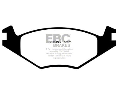 EBC Brakes Yellowstuff Brake Pad Sets Fronts Only - DP4517R