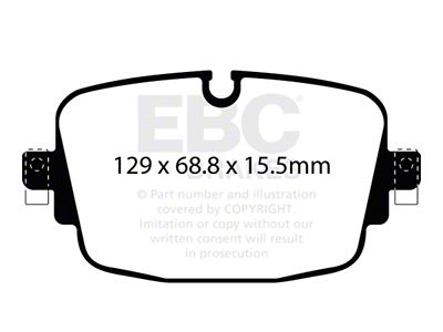 EBC Brakes Yellowstuff Brake Pad Sets Rears Only - DP42516R