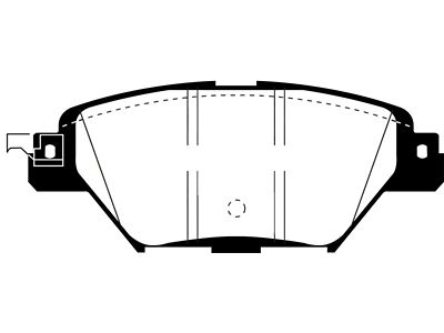EBC Brakes Yellowstuff Brake Pad Sets Rears Only - DP43083R