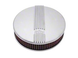 Edelbrock Classic Series Round Air Cleaner; Satin 