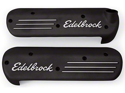Edelbrock Coil Cover GM Gen 3 LS1 Black Coated - 41183
