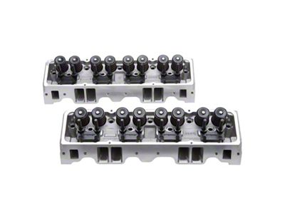 Edelbrock Cylinder Head E-Street SB Chevrolet 70cc Complete Pair - 5073