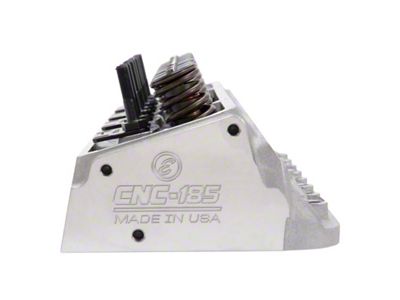 Edelbrock Cylinder Head SBC E-Cnc 185 64cc Straight Plug for - 79895