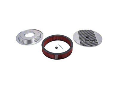 Edelbrock Elite 2 Series 14-Inch Round Air Cleaner; Polished