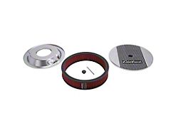 Edelbrock Elite 2 Series 14-Inch Round Air Cleaner; Polished 