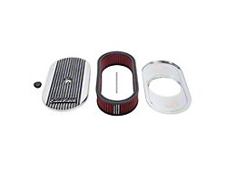 Edelbrock Elite 2 Series Oval Air Cleaner; Polished 