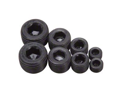 Edelbrock Fittings Pipe Plug Kit Internal Allen Head 1/8In 1/4In - 8051