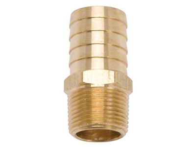 Edelbrock Fitting Brass Hose 1 00In Hose I D X - 8078