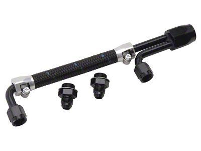 Edelbrock Dual Quad Fuel Line Kit In Clr/Blk Finish - 80913