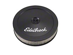 Edelbrock Pro-Flow 10-Inch Round Air Cleaner; Black 