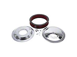 Edelbrock Pro-Flow 14-Inch Round Air Cleaner; Chrome 
