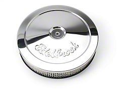 Edelbrock Pro-Flow 10-Inch Round Air Cleaner; Chrome 