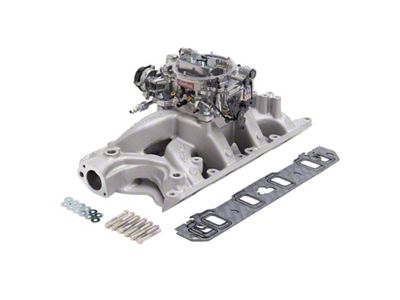 Edelbrock Manifold And Carb Kit Performer RPM Air-Gap Small Block - 2034