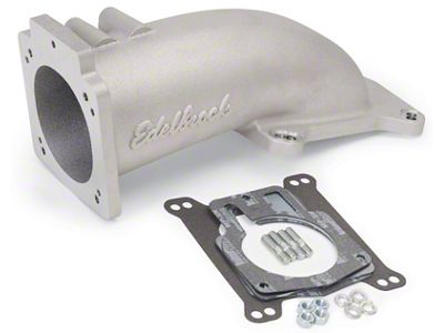 Edelbrock Ultra Low Profile Intake Elbow 90mm Throttle Body to - 3847