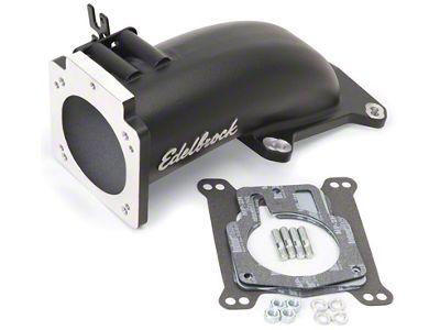 Edelbrock Ultra Low Profile Intake Elbow 90mm Throttle Body to - 38473