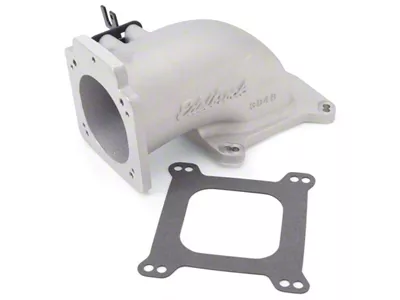 Edelbrock Low Profile Intake Elbow 90mm Throttle Body to Square-Bore - 3848