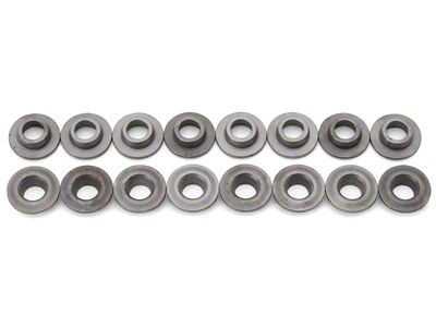 Edelbrock Valve Spring Retainers Steel Set of 16 - 9707