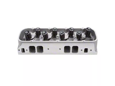 Edelbrock Cyl Head BBC Victor Jr 24 Deg Rect Port