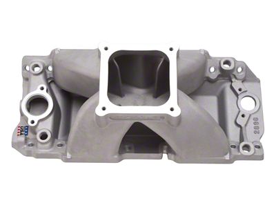 Edelbrock Manifold BBC Short Deck Super Victor 565 Conventional Rect - 2896