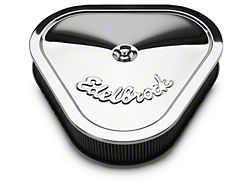 Edelbrock Pro-Flow Triangular Air Cleaner; Chrome 