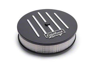 Edelbrock Air Cleaner Racing Series Round Aluminum Top Cloth Element - 41663