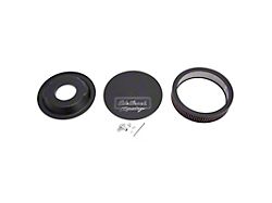 Edelbrock Victor Series Round Air Cleaner; Black 