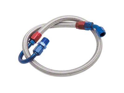 Edelbrock Fuel Line Braided Stainless for SBF Use w/ - 8125