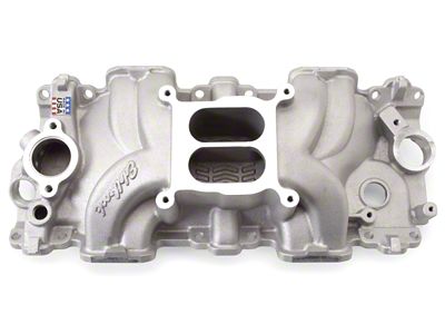 Edelbrock Intake Manifold Single Quad Perf RPM Chevrolet 348/409 Inwin - 7158