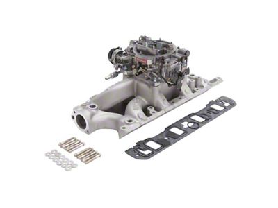 Edelbrock Manifold And Carb Kit Performer RPM Air-Gap Small Block - 2033