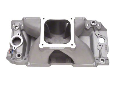 Edelbrock Manifold BBC Super Victor 632 Tall Deck Conventional Rect - 2897
