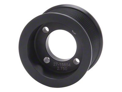 Edelbrock Pulley Supercharger Enforcer 10 Rib 2 75In Black - 15854