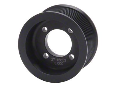 Edelbrock Pulley Supercharger Enforcer 10 Rib 3In Black - 15852