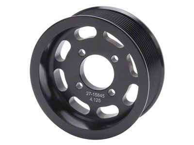 Edelbrock Pulley Supercharger Enforcer 10 Rib 4 125In Black - 15845