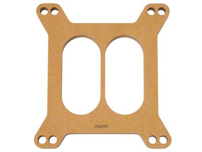 Edelbrock Spacer Carburetor 1/2In Wood Fiber Laminate DIVided - 8722