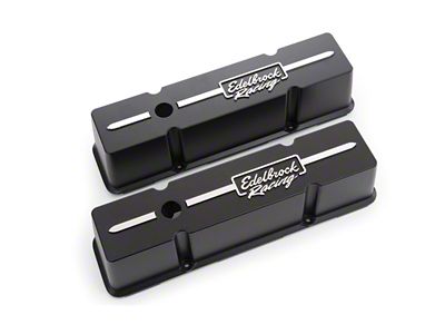 Edelbrock Valve Cover Racing Series Chevrolet 1959-1986 262-400 CI V8 - 41643