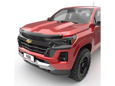 EGR 16-24 Nissan Titan XD Superguard Hood Guard - Dark - 309591