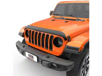 EGR 18-24 Jeep Gladiator Matte Finish Superguard Hood Guard - 305255
