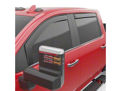 EGR 2019 Chevy 1500 Crew Cab In-Channel Window Visors - 571655