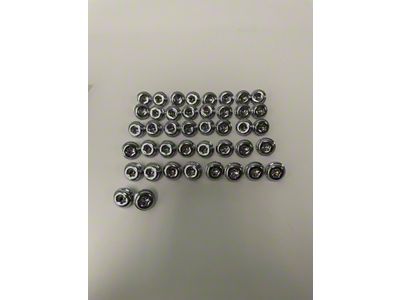 EGR Injection Molded Chrome Push In Bolt Kit - KITUSA0016-1