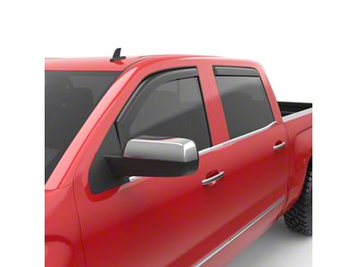 EGR 14+ Chev Silverado/GMC Sierra Dbl Cab In-Channel Window Visors - 571675