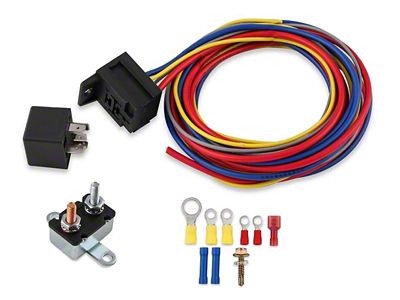 Mr. Gasket Electric Fuel Pump Harness and Relay Wiring Kit - 40205G