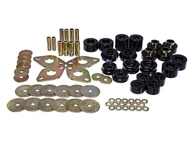 Energy Suspension 00-02 Toyota 4-Runner 2WD/4WD Black Body Mount Bushing - 8.4110G