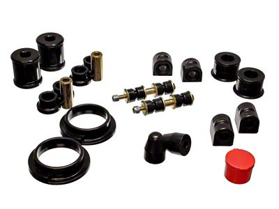 Energy Suspension 00-04 Ford Focus Black Hyper-flex Master Bushing Set - 4.18119G