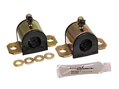 Energy Suspension 03-06 Toyota Corolla/Matrix Black 24mm Front Sway Bar - 8.5128G
