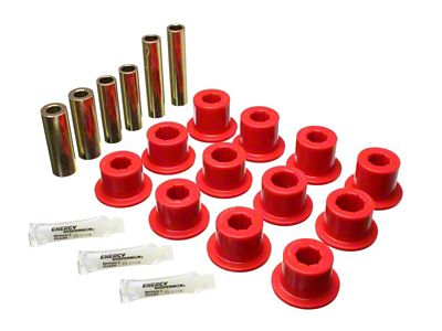 Energy Suspension 07-21 Toyota Tundra Red Rear Leaf Spring Shackle - 8.2117R
