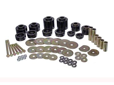 Energy Suspension 1998 Ford F250 Black Body Mount Set - 4.4123G