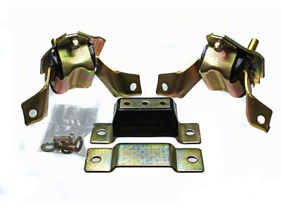 Energy Suspension 84-95 Ford Mustang 5.0 302c.i. V8 Black Motor - 4.1124G